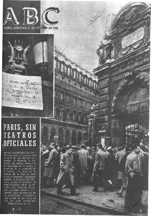 ABC MADRID 21-10-1953 página 1