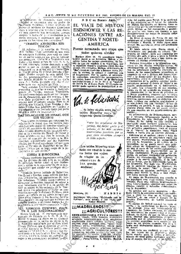 ABC MADRID 22-10-1953 página 19