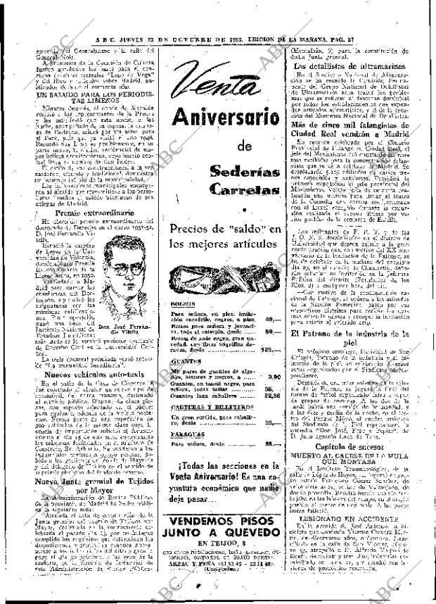 ABC MADRID 22-10-1953 página 27