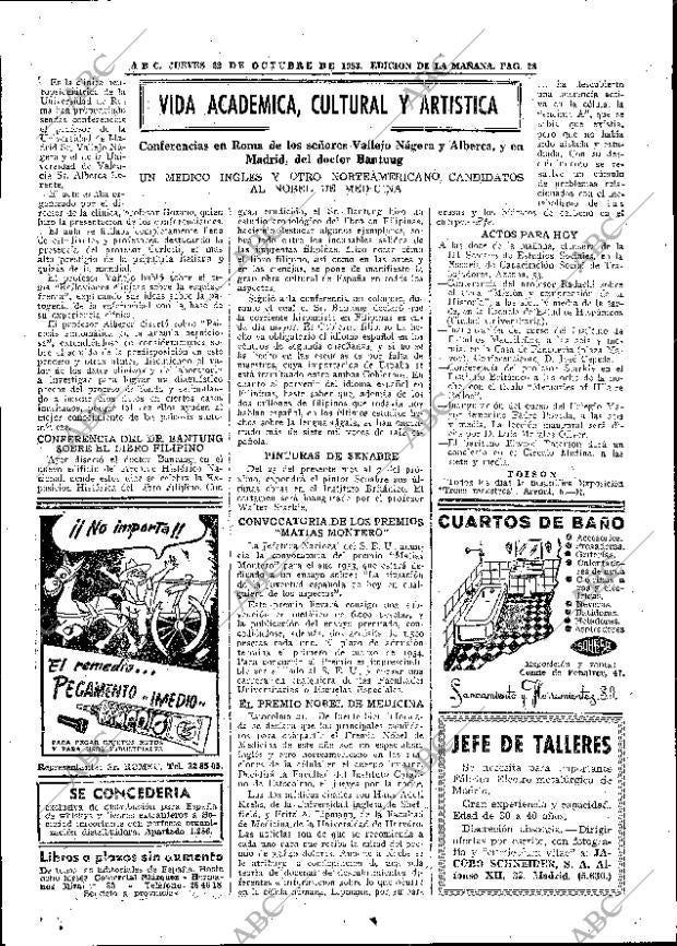 ABC MADRID 22-10-1953 página 28