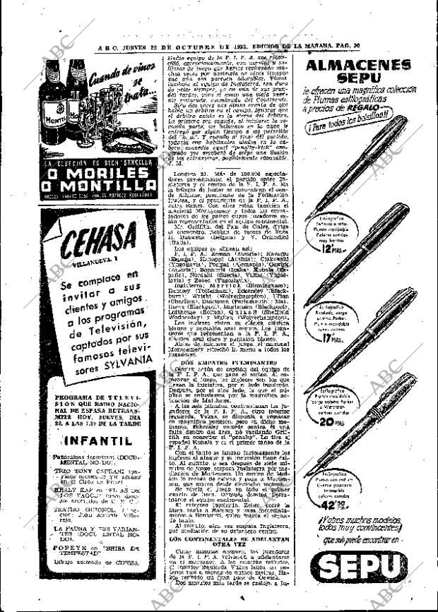ABC MADRID 22-10-1953 página 30