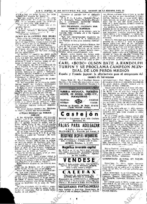 ABC MADRID 22-10-1953 página 31