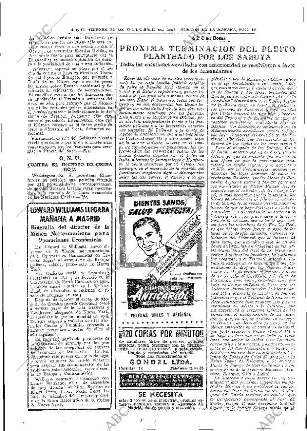 ABC MADRID 23-10-1953 página 19