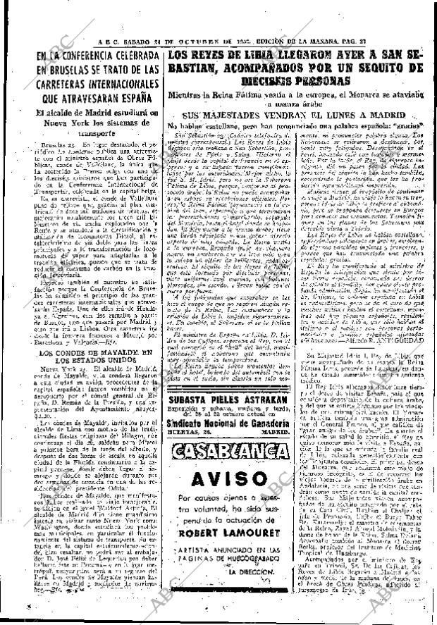 ABC MADRID 24-10-1953 página 25