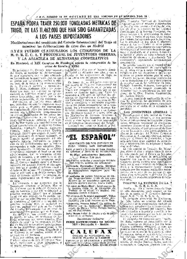 ABC MADRID 24-10-1953 página 29