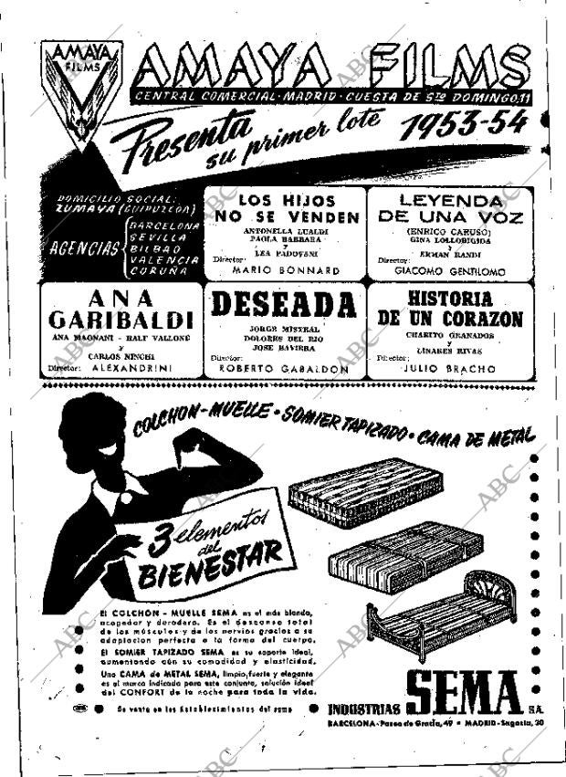 ABC MADRID 25-10-1953 página 16