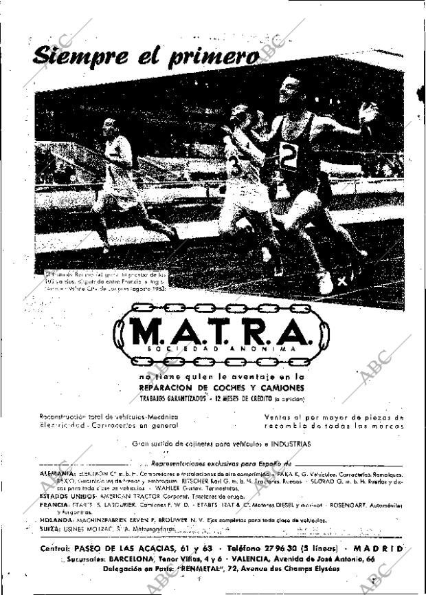 ABC MADRID 25-10-1953 página 2