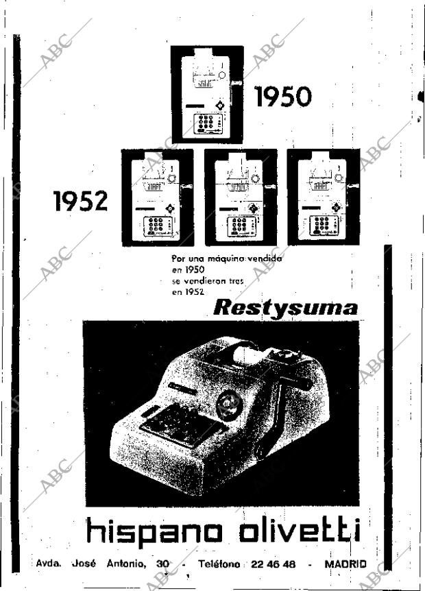 ABC MADRID 25-10-1953 página 22