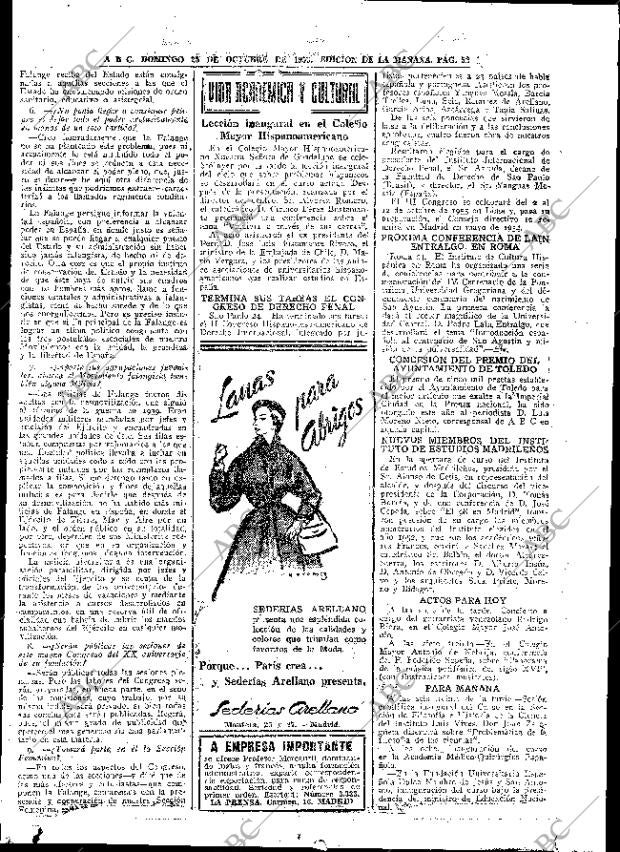 ABC MADRID 25-10-1953 página 50