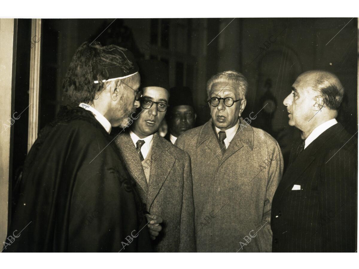 El Rey de Libia, Idriss I, durante su visita A Madrid Archivo ABC