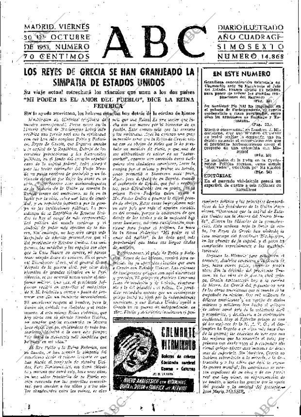 ABC MADRID 30-10-1953 página 21