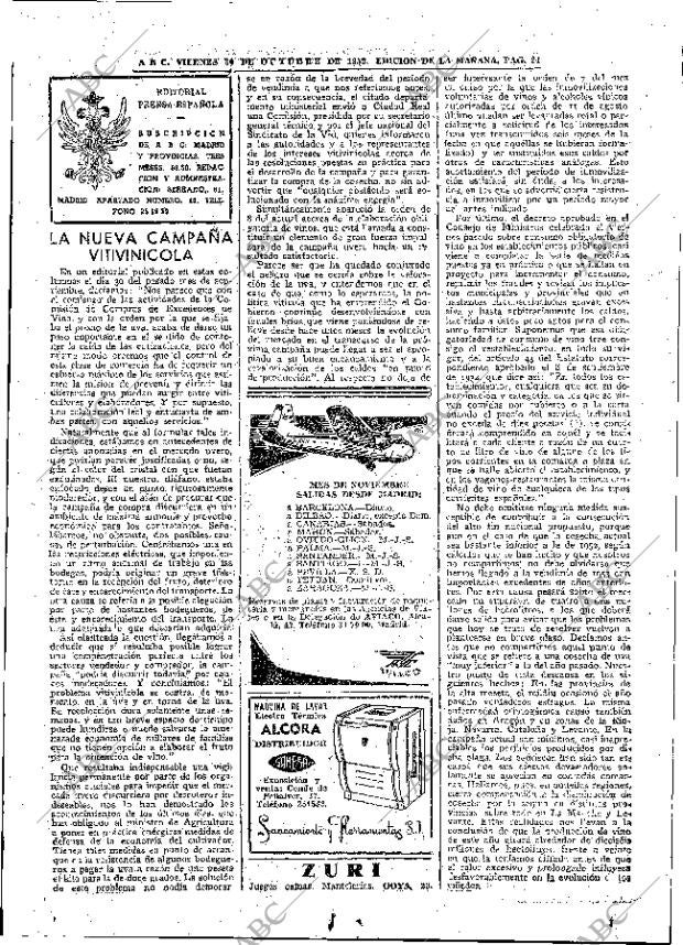 ABC MADRID 30-10-1953 página 22