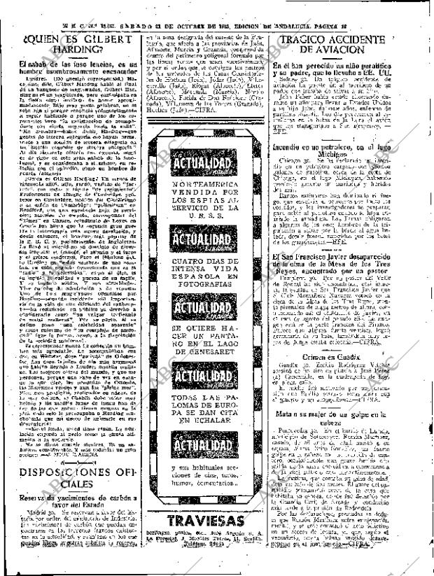 ABC SEVILLA 31-10-1953 página 16