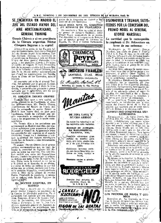 ABC MADRID 01-11-1953 página 36