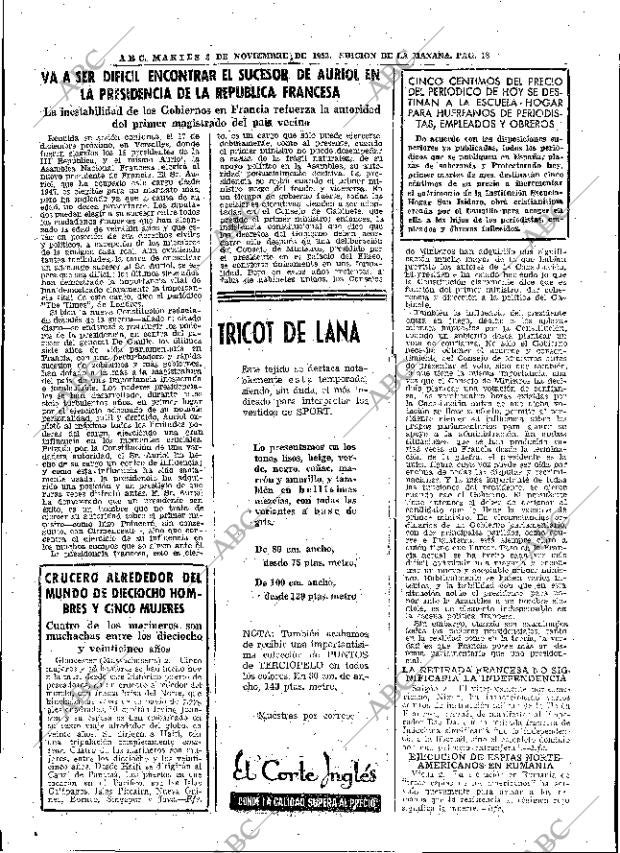 ABC MADRID 03-11-1953 página 18