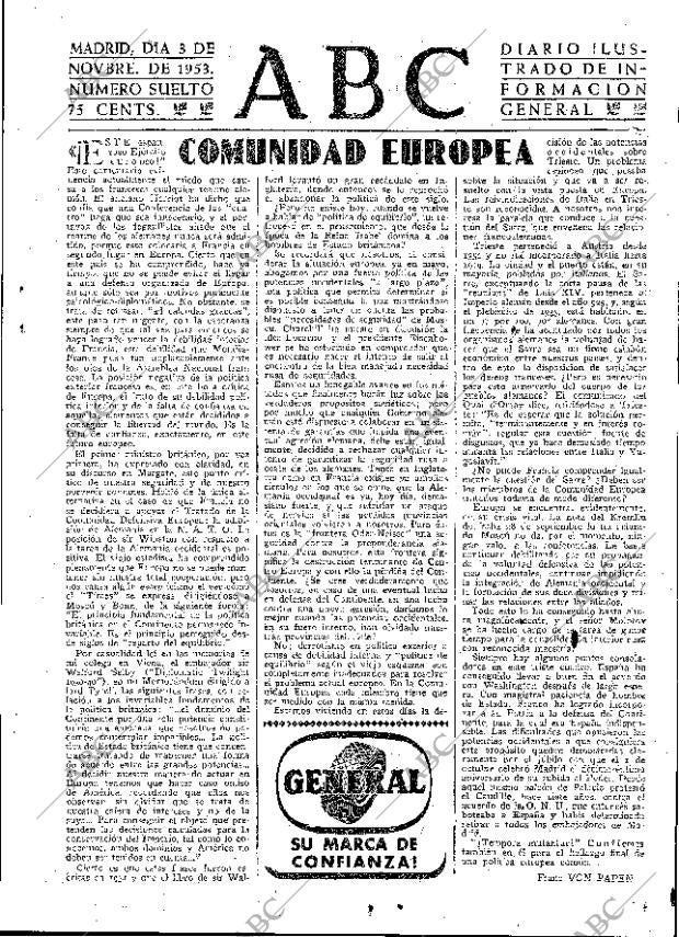 ABC MADRID 03-11-1953 página 3