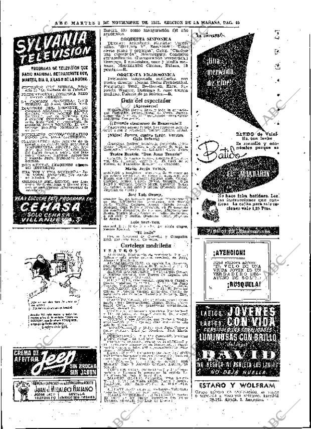 ABC MADRID 03-11-1953 página 40