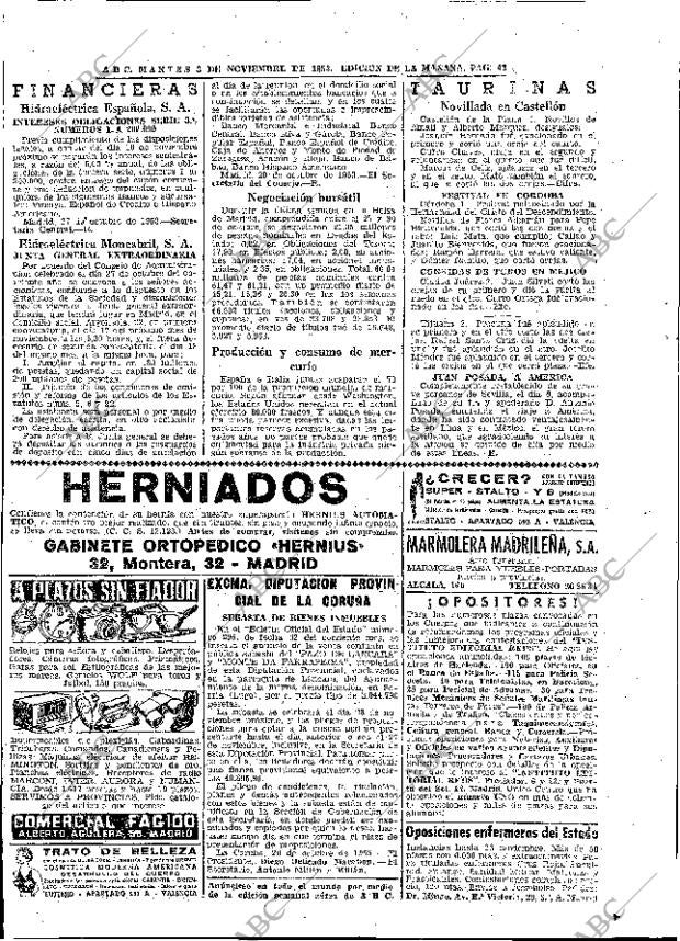 ABC MADRID 03-11-1953 página 42
