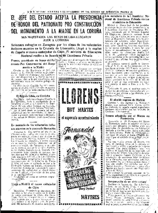 ABC SEVILLA 03-11-1953 página 11