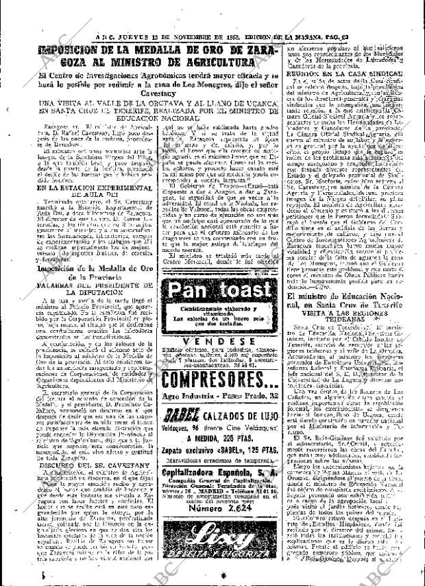 ABC MADRID 12-11-1953 página 23