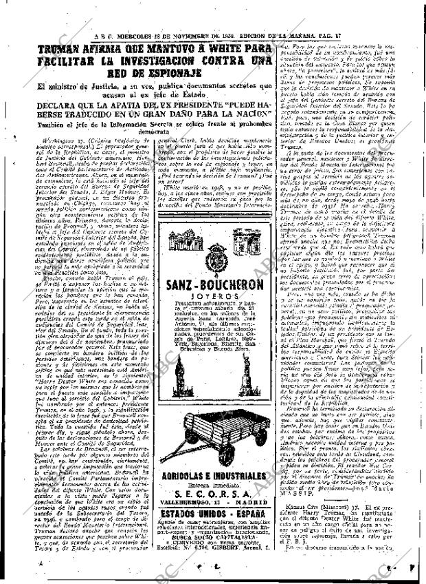 ABC MADRID 18-11-1953 página 17