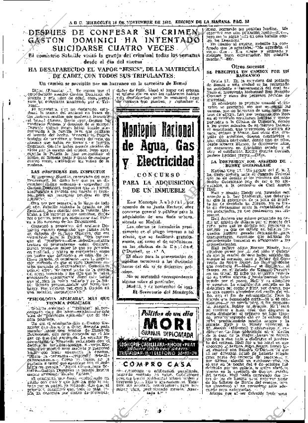 ABC MADRID 18-11-1953 página 25