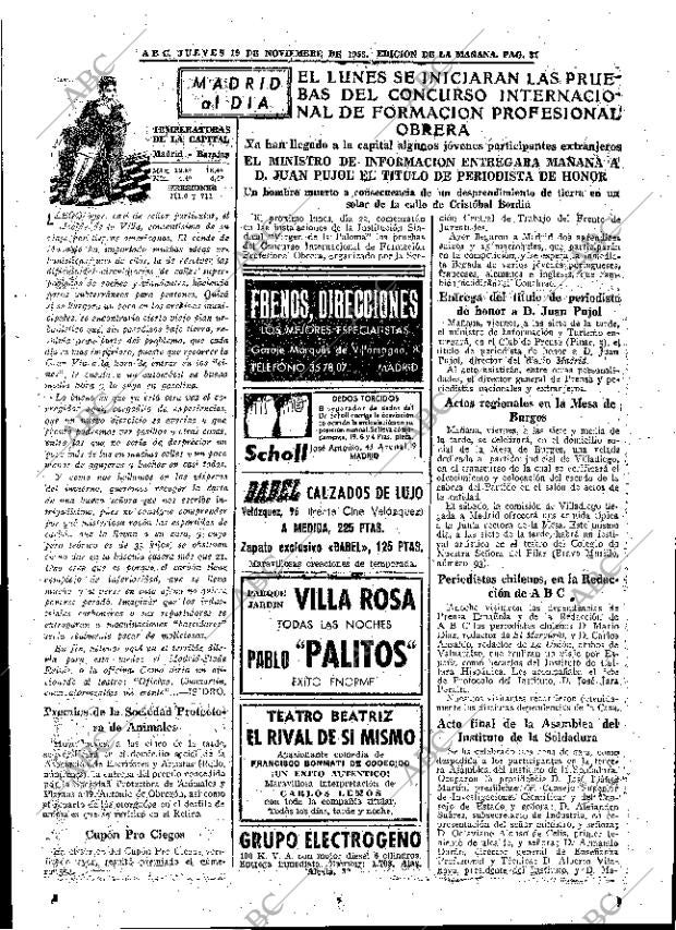 ABC MADRID 19-11-1953 página 31