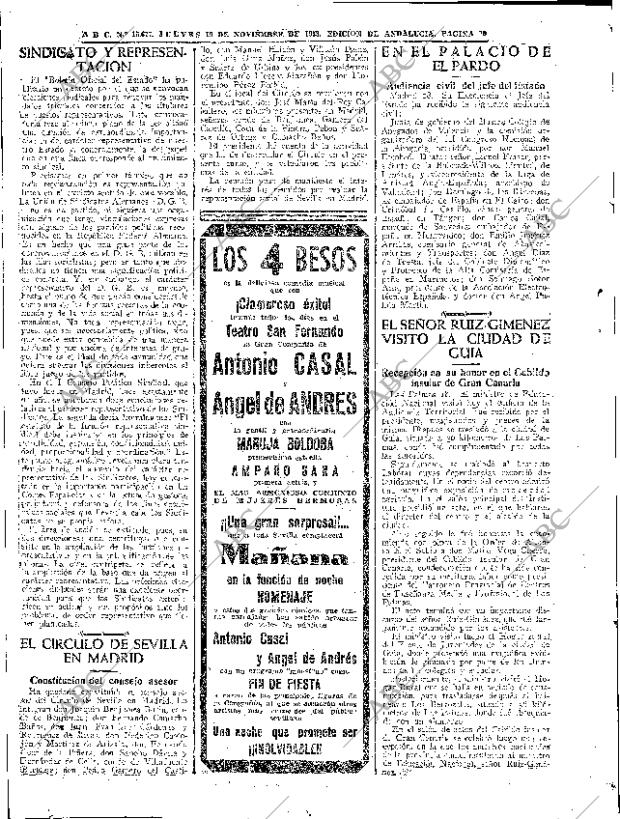 ABC SEVILLA 19-11-1953 página 10