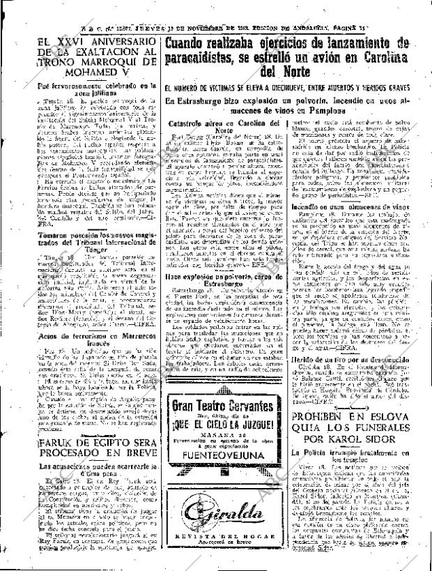 ABC SEVILLA 19-11-1953 página 15