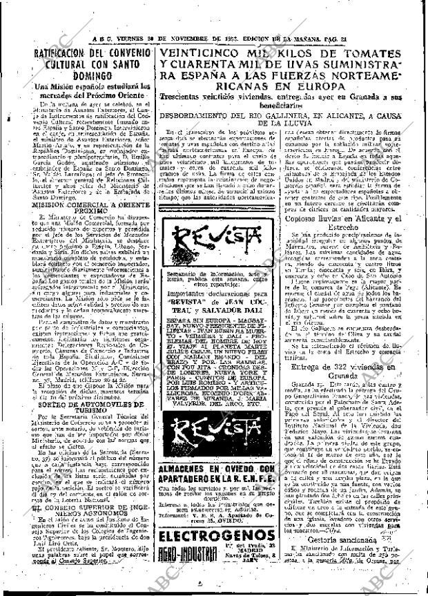 ABC MADRID 20-11-1953 página 21