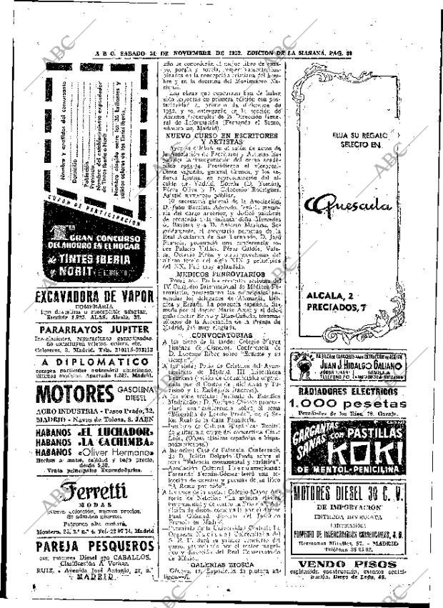 ABC MADRID 21-11-1953 página 30