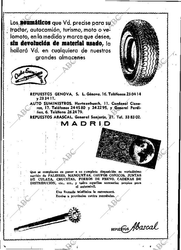 ABC MADRID 22-11-1953 página 28