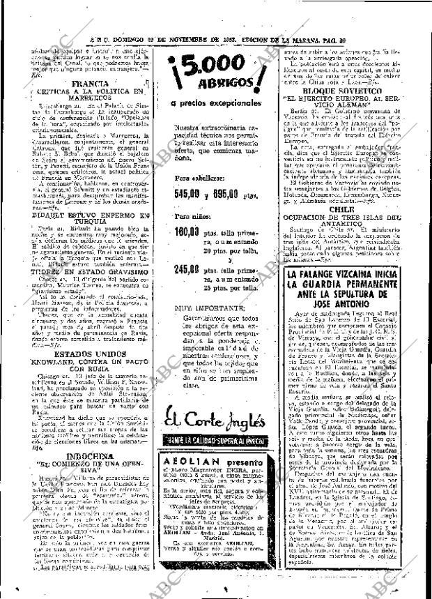 ABC MADRID 22-11-1953 página 50