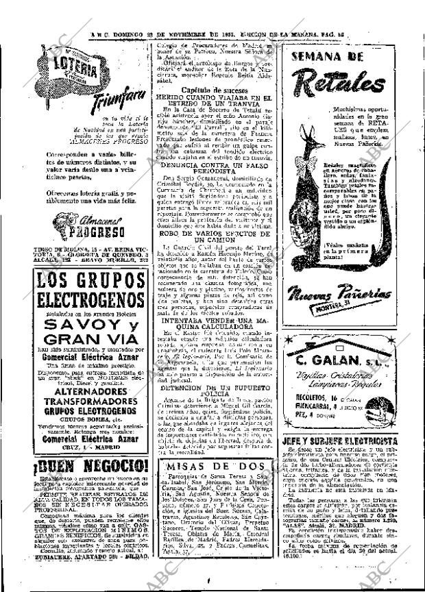 ABC MADRID 22-11-1953 página 56