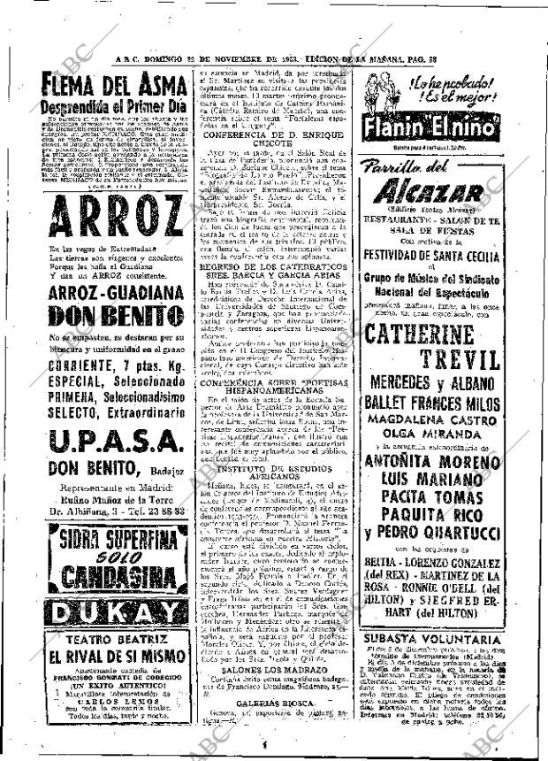 ABC MADRID 22-11-1953 página 58