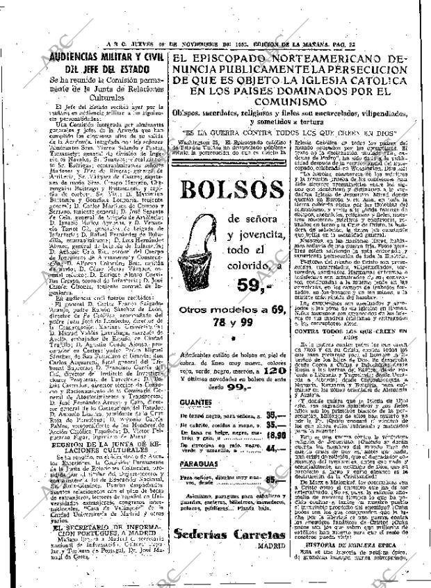 ABC MADRID 26-11-1953 página 25