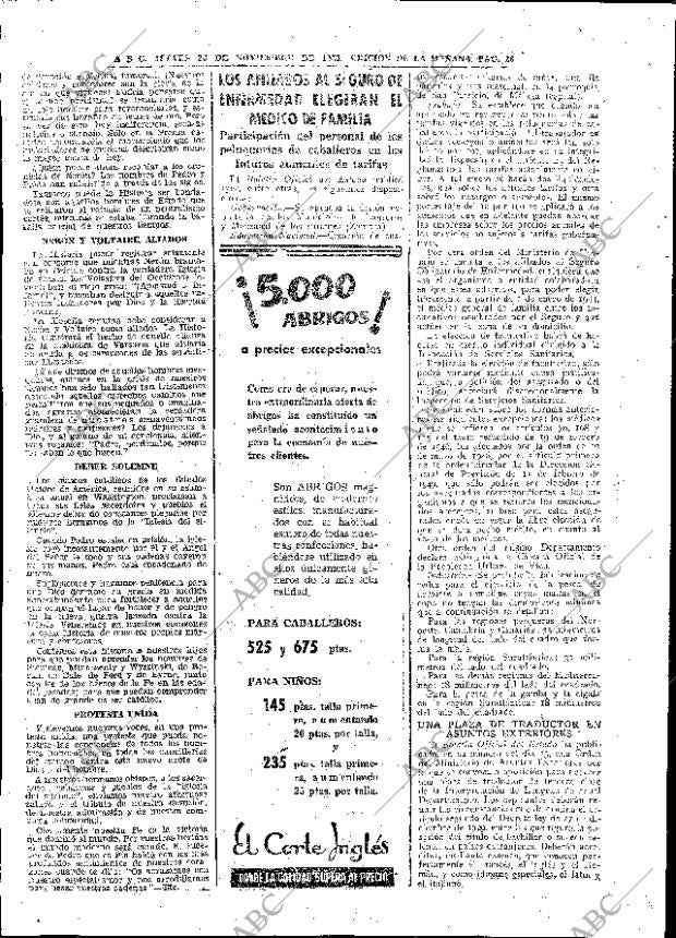 ABC MADRID 26-11-1953 página 26