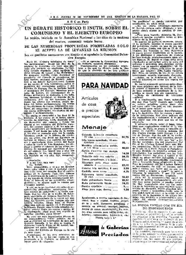 ABC MADRID 26-11-1953 página 29