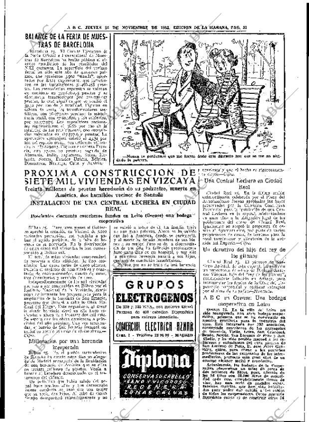 ABC MADRID 26-11-1953 página 31