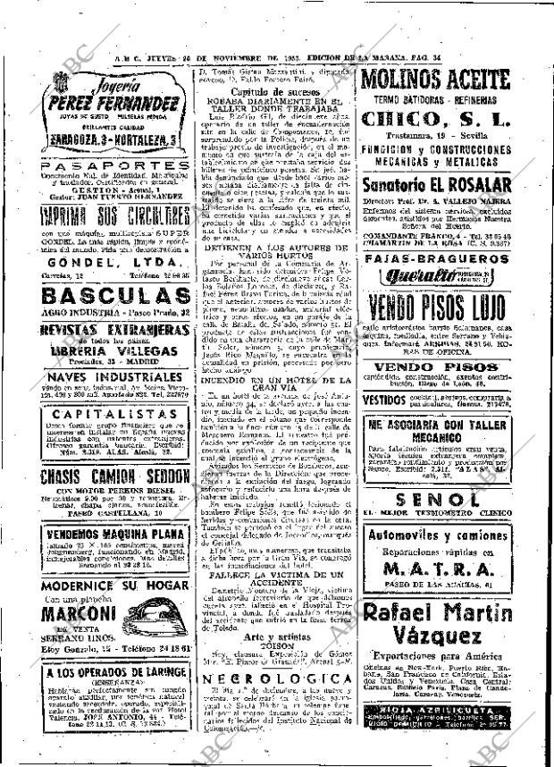 ABC MADRID 26-11-1953 página 34