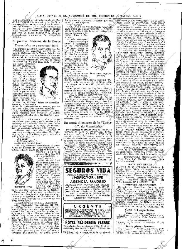 ABC MADRID 26-11-1953 página 38