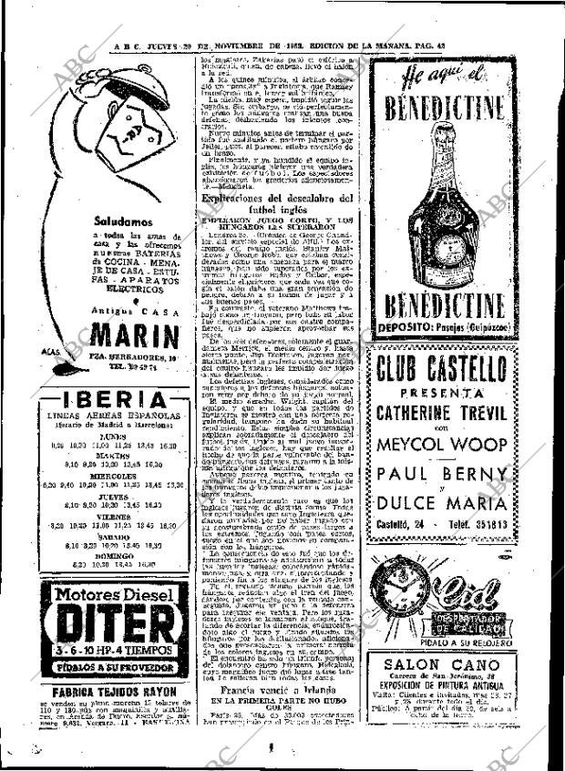 ABC MADRID 26-11-1953 página 42