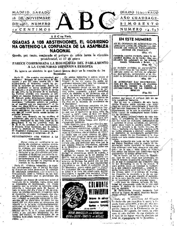 ABC MADRID 28-11-1953 página 15
