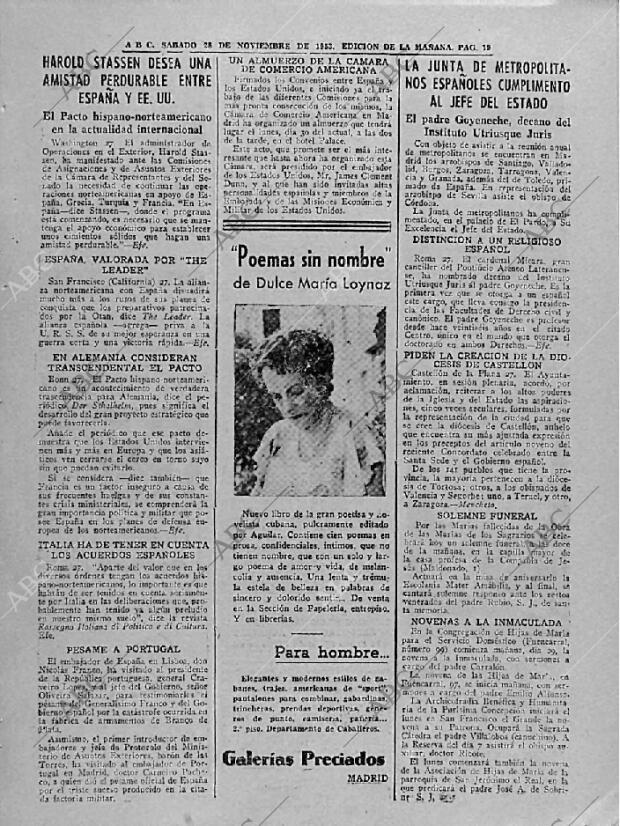 ABC MADRID 28-11-1953 página 19