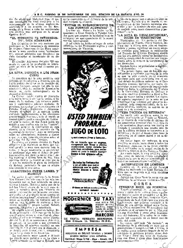 ABC MADRID 28-11-1953 página 24