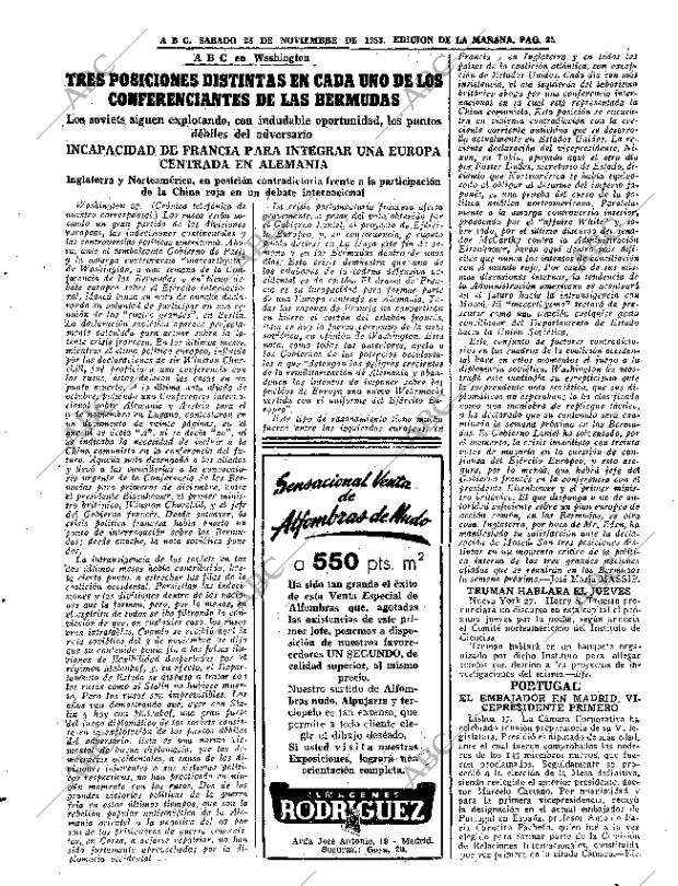 ABC MADRID 28-11-1953 página 25