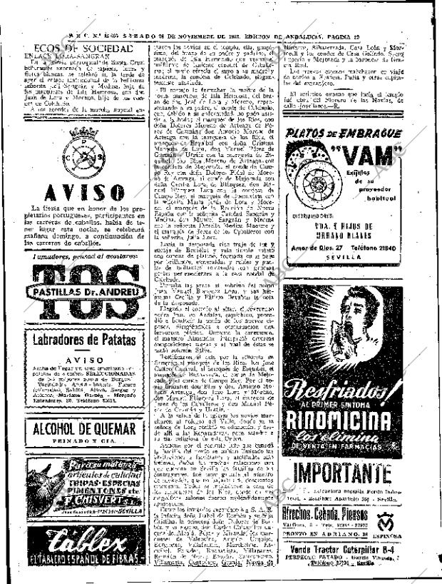 ABC SEVILLA 28-11-1953 página 20