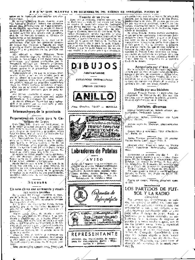 ABC SEVILLA 01-12-1953 página 20