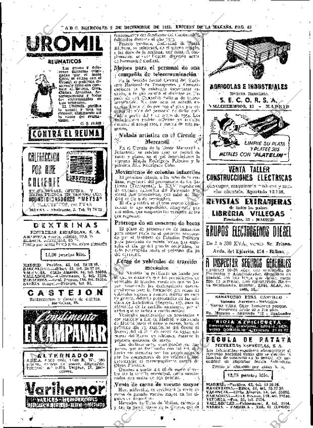 ABC MADRID 02-12-1953 página 46