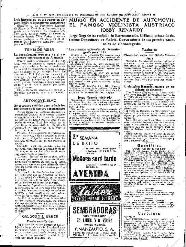 ABC SEVILLA 05-12-1953 página 25